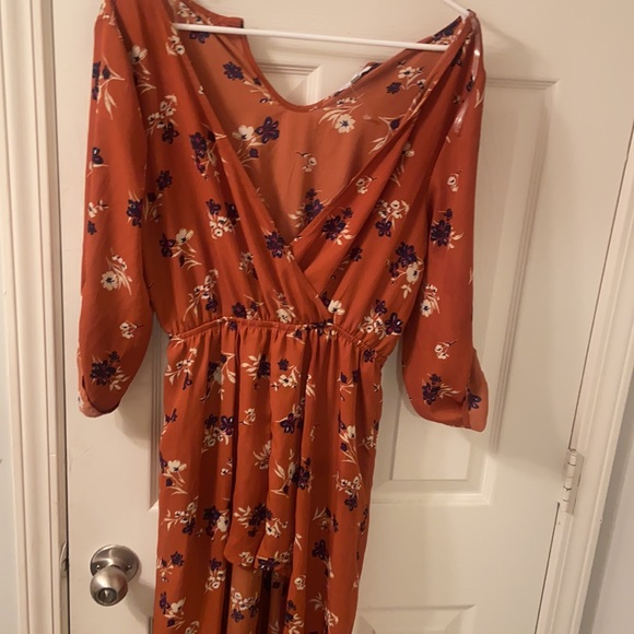 Floral High-Low romper - Picture 3 of 3